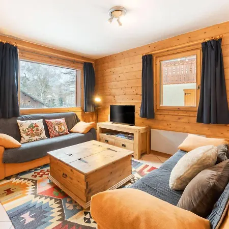 Etoile Cosy Balcon Vue Montagne Proche Centre 霞慕尼