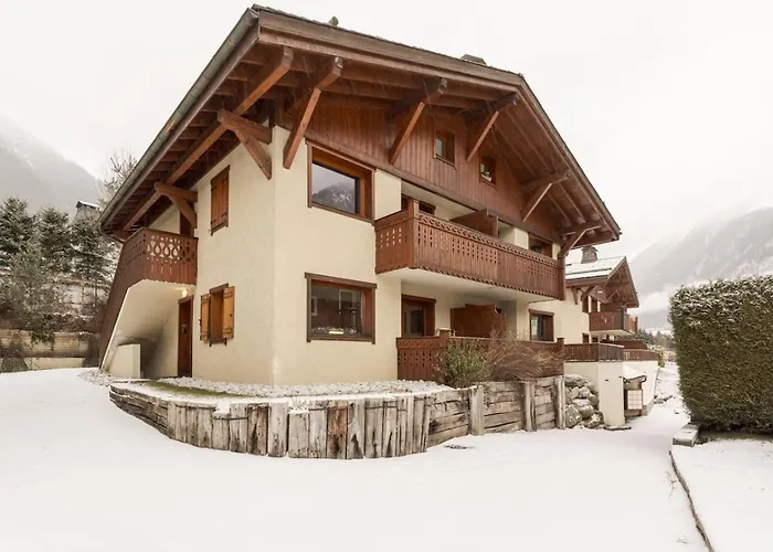 Etoile Cosy Balcon Vue Montagne Proche Centre * 霞慕尼